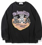 画像1: 3 bear print long sleeve T-shirts unisex　男女兼用 ユニセックスベア 熊プリント長袖Tシャツ (1)