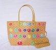 画像6: large-capacity graffiti printed leather tote bag shoppingbag　グラフィティプリントレザーバッグ レジャートートショルダーバッグ (6)