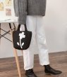 画像3: Tangtang bucke tote  eco bag　フラワーモチーフタンタンバケットトートバッグ (3)