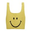 画像1: Smile purse tote  eco bag　スマイルプリントキャンバス巾着トートバッグ (1)