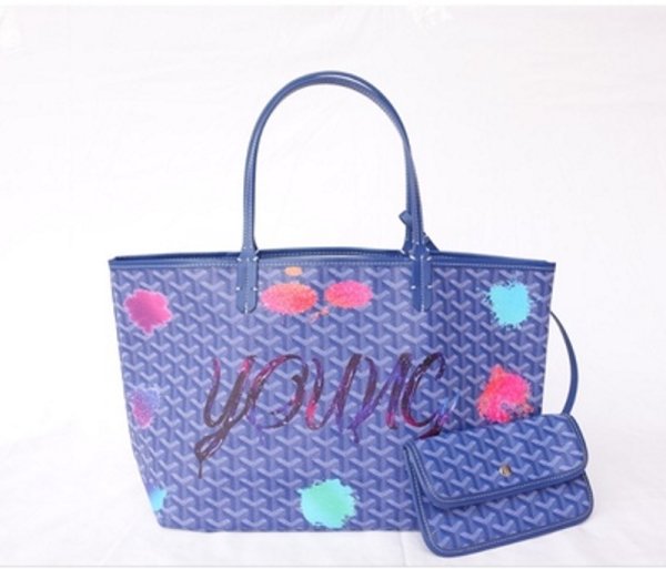 画像5: large-capacity graffiti printed leather tote bag shoppingbag　グラフィティプリントレザーバッグ レジャートートショルダーバッグ (5)