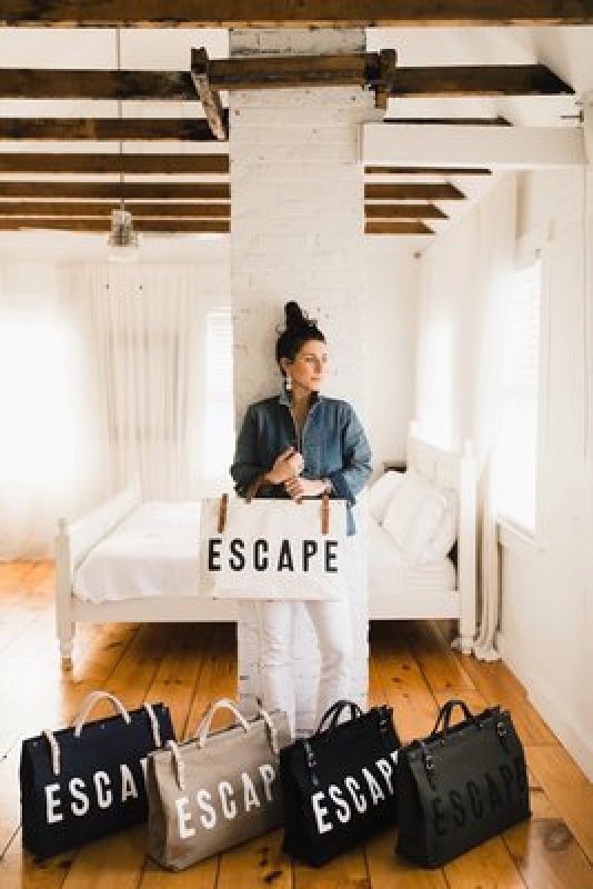 画像19: large-capacity canvas tote shoulder bag travel bag ESCAPEキャンバスレトートショルダーバッグ トラベルバッグ (19)