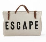 画像1: large-capacity canvas tote shoulder bag travel bag　ESCAPEキャンバスレトートショルダーバッグ トラベルバッグ (1)