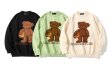 画像4: Unisex bear print sweater  Pullover Sweater　男女兼用 ユニセックスベア 熊 編み込みプルオーバーセーター (4)