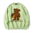 画像3: Unisex bear print sweater  Pullover Sweater　男女兼用 ユニセックスベア 熊 編み込みプルオーバーセーター (3)