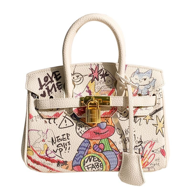 画像6: Graphic Paint Bear Tote Shoulder Bag グラフィックペイントベア 熊トートショルダーバッグ (6)