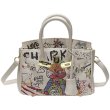 画像2: Graphic Paint Bear Tote Shoulder Bag　グラフィックペイントベア 熊トートショルダーバッグ (2)