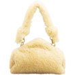 画像5: one-shoulder armpit clip plush lamb hair  bag clutch bag ラムヘア トートショルダークラッチバッグ (5)