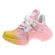 画像1:  Sponge cake soled lace-up shoes sneakers  チャンキーソールレースアップキャンディースニーカー (1)