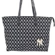 画像3: unisex Yankees ny embroidered letter tote bag　ユニセックス男女兼用NYモノグラムトートショルダーバッグ (3)