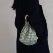 画像3: houndstooth bucket totevshoulder bag　千鳥格子バケットトートショルダーバッグ (3)