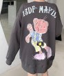 画像6: Unisex Graphic Double Paint Bear Sweat Pullover　男女兼用 ユニセックスグラフィックダブルペイントベア熊 スウェットプルオーバー トレーナー (6)