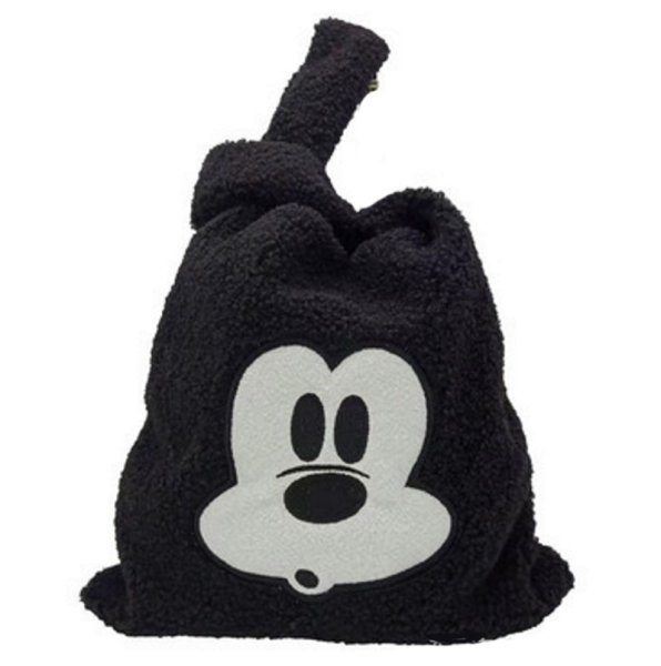 画像1: Mickey Mouse & Minnie Mouse Fur Tote Bag handbag　ミッキーマウス＆ミニーマウスファートートバッグ (1)
