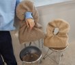 画像6: furry folds lotus leaf  one-shoulder  plush bag Fur Tote　ワンショルダーファーリーフトートショルダーバッグ (6)