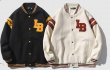画像7: Unisex LB Emblem Logo Stadium Jumper Baseball Jacket uniform jacket blouson ユニセックス 男女兼用 LBエンブレムロゴ スタジアムジャンパー スタジャン MA-1 ボンバー ジャケット ブルゾン (7)