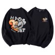 画像1: Unisex Half kaws sweat pullover  男女兼用 ユニセックスハーフカウズロングスリーブトレーナー　プルオーバー (1)