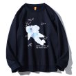 画像2: Unisex Astronaut print sweatshirt pullover  男女兼用 ユニセックス宇宙飛行士プリントロングスリーブトレーナー　プルオーバー (2)