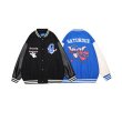 画像5: Unisex  ghost Angels and Demons Emblem Logo Stadium Jumper Baseball Jacket uniform jacket blouson ユニセックス 男女兼用 ゴースト&天使と悪魔ハート スタジアムジャンパー スタジャン MA-1 ボンバー ジャケット ブルゾン (5)