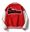 画像4: Unisex Hip hop classic car emblem Jumper Baseball Jacket uniform jacket blouson ユニセックス 男女兼用ヒップホップクラッシックカーエンブレム スタジアムジャンパー スタジャン MA-1 ボンバー ジャケット ブルゾン (4)