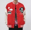 画像6: Unisex Hip hop classic car emblem Jumper Baseball Jacket uniform jacket blouson ユニセックス 男女兼用ヒップホップクラッシックカーエンブレム スタジアムジャンパー スタジャン MA-1 ボンバー ジャケット ブルゾン (6)