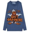 画像2: Unisex shit hap pens Donald duck crochet sweater 　男女兼用  ユニセックスshit hap pensドナルドダック編み込みセーター (2)