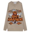 画像1: Unisex shit hap pens Donald duck crochet sweater 　男女兼用  ユニセックスshit hap pensドナルドダック編み込みセーター (1)