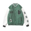 画像4: 21 New hit color hip-hop street style baseball uniform jacket  men and women Stadium jumper  ユニセックス 男女兼用BB刺繍スタジアムジャンパー  ジャケット  ブルゾン スタジャン ヒップホップ (4)