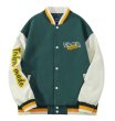 画像3: Unisex Hip hop Earth embroidery Jumper Baseball Jacket uniform jacket blouson ユニセックス 男女兼用ヒップホップ地球アースエンブレム スタジアムジャンパー スタジャン MA-1 ボンバー ジャケット ブルゾン (3)