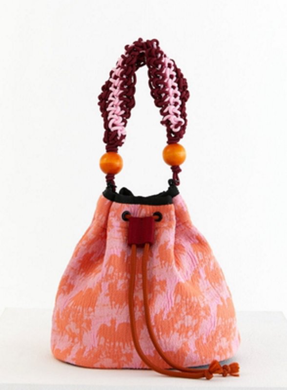 画像2: Checkered pattern & animal patternsingle shoulder bucket tote shoulder handbag  ダミエ市松模様&アニマルプリントトート ショルダーバッグ (2)