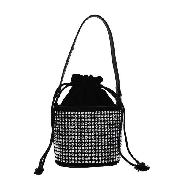 画像1: Mini Studded Bucket Bag スタッズ ミニバケットトート ショルダーバッグ (1)