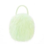 画像5: 2023 New Luxury Tote shoulder bag with real fax fur pearl strap　高級リアルフォックスファー パールショルダーストラップトート ショルダーバッグ (5)