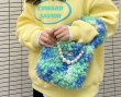 画像4: Pearl handle fur tote bag handbag　パールハンドルモコモコファートート バッグ (4)