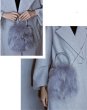 画像10: 2023 New Luxury Tote shoulder bag with real fax fur pearl strap　高級リアルフォックスファー パールショルダーストラップトート ショルダーバッグ (10)