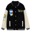 画像5: Donald Duck Emblem BASEBALL JACKET baseball uniform jacket blouson ユニセックス 男女兼用 ウェンティン ドナルドダック刺繍 スタジアムジャンパー スタジャン MA-1 ボンバー ジャケット ブルゾン (5)