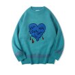 画像3: Unisex Love Jacquard Knit  sweater 　男女兼用  ユニセックスハートラブエンブレムセーター (3)