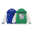 画像8: Casino roulette embroidery BASEBALL JACKET baseball uniform jacket blouson ユニセックス 男女兼用 ルーレットエンブレム スタジアムジャンパー スタジャン MA-1 ボンバー ジャケット ブルゾン (8)