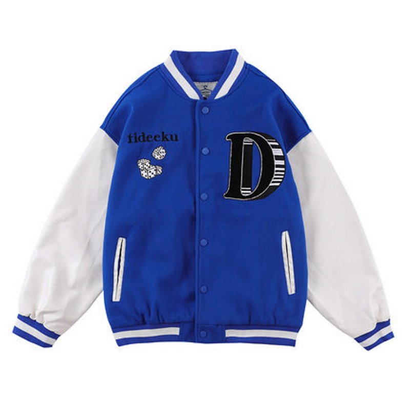 画像5: Casino roulette embroidery BASEBALL JACKET baseball uniform jacket blouson ユニセックス 男女兼用 ルーレットエンブレム スタジアムジャンパー スタジャン MA-1 ボンバー ジャケット ブルゾン (5)