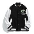 画像4: underock emblem BASEBALL JACKET baseball uniform jacket blouson ユニセックス 男女兼用 アンダーロックエンブレム スタジアムジャンパー スタジャン MA-1 ボンバー ジャケット ブルゾン (4)