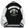 画像2: underock emblem BASEBALL JACKET baseball uniform jacket blouson ユニセックス 男女兼用 アンダーロックエンブレム スタジアムジャンパー スタジャン MA-1 ボンバー ジャケット ブルゾン (2)