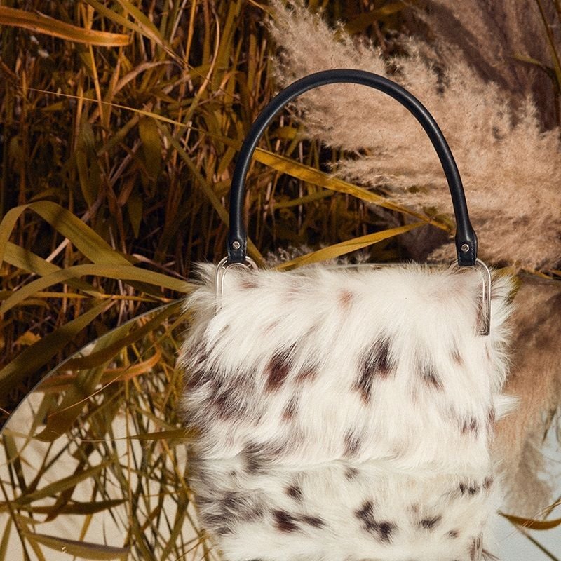 画像10: Rabbit curly tote shoulder bag ラビット巻毛トートショルダーバッグ   (10)