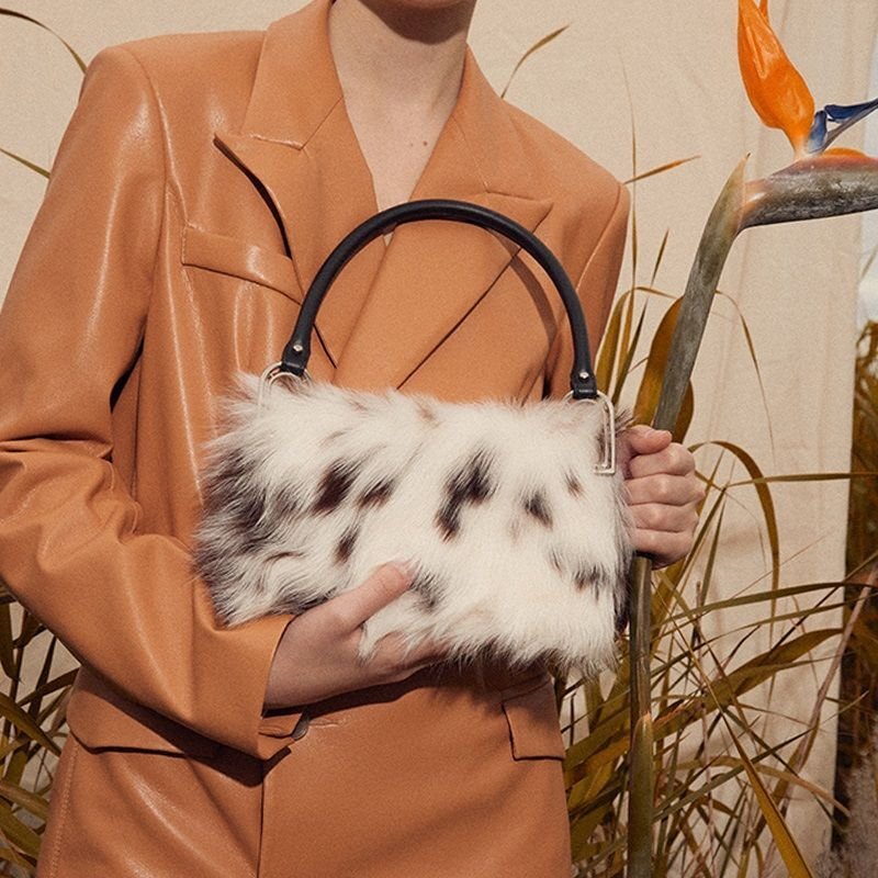 画像6: Rabbit curly tote shoulder bag ラビット巻毛トートショルダーバッグ   (6)