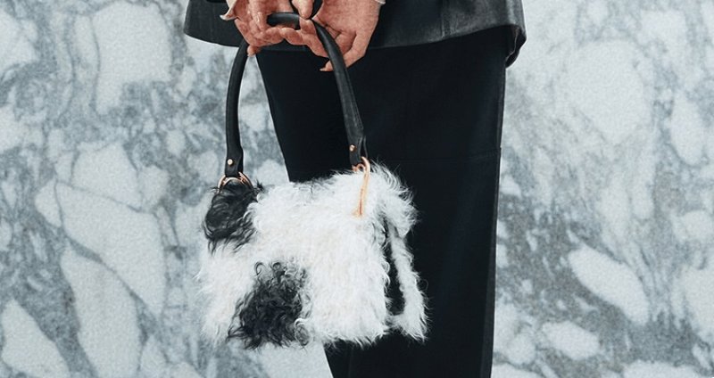 画像9: Rabbit curly tote shoulder bag ラビット巻毛トートショルダーバッグ   (9)