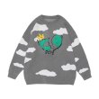 画像8: Unisex Broken heart & crochet sweater Knit  sweater 　男女兼用  ユニセックスブロークンハート＆雲セーター (8)