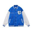 画像4: tideeku character emblem BASEBALL JACKET baseball uniform jacket blouson ユニセックス 男女兼用ヒップホップキャラクターエンブレム スタジアムジャンパー スタジャン MA-1 ボンバー ジャケット ブルゾン (4)