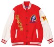 画像1: Jesus Christ Emblem BASEBALL JACKET baseball uniform jacket blouson ユニセックス 男女兼用ヒップホップジーザスエンブレム スタジアムジャンパー スタジャン MA-1 ボンバー ジャケット ブルゾン (1)