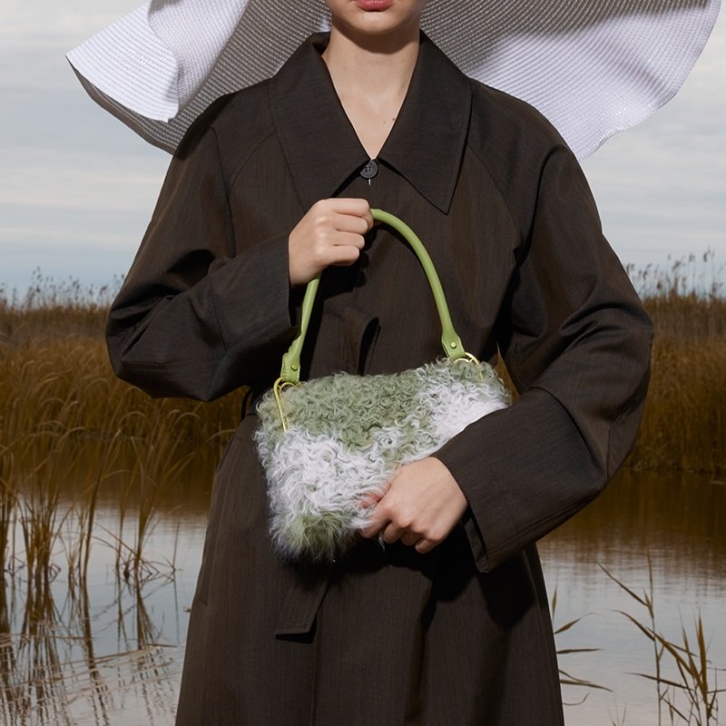 画像8: Rabbit curly tote shoulder bag ラビット巻毛トートショルダーバッグ   (8)