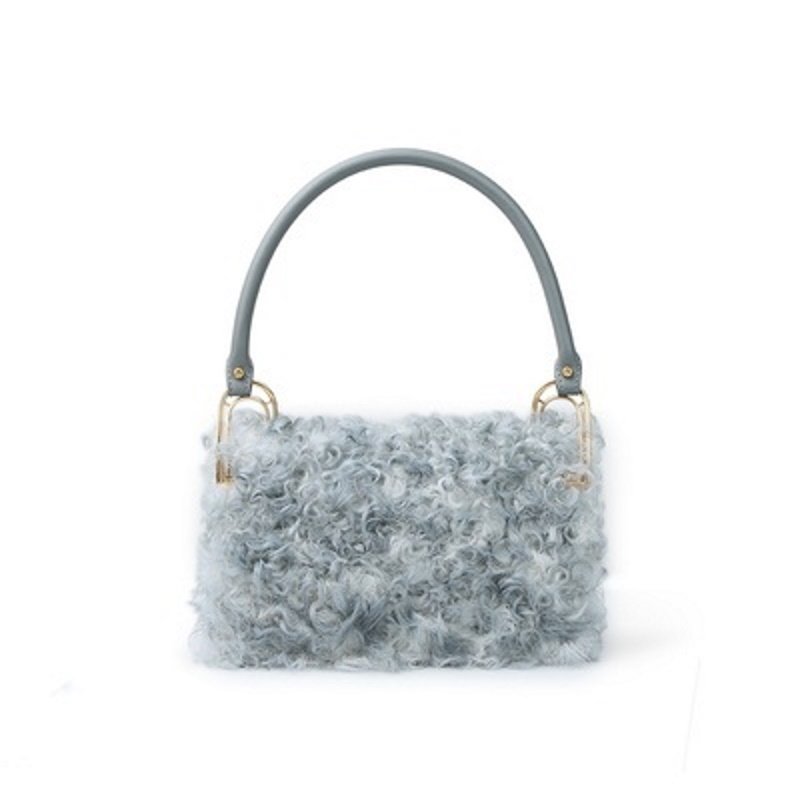 画像3: Rabbit curly tote shoulder bag ラビット巻毛トートショルダーバッグ   (3)