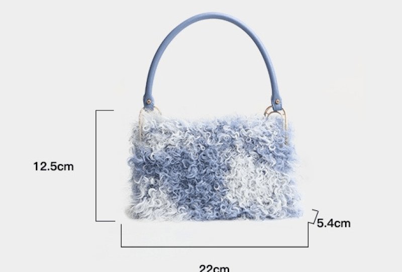画像12: Rabbit curly tote shoulder bag ラビット巻毛トートショルダーバッグ   (12)