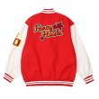 画像3: Jesus Christ Emblem BASEBALL JACKET baseball uniform jacket blouson ユニセックス 男女兼用ヒップホップジーザスエンブレム スタジアムジャンパー スタジャン MA-1 ボンバー ジャケット ブルゾン (3)