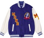 画像2: Jesus Christ Emblem BASEBALL JACKET baseball uniform jacket blouson ユニセックス 男女兼用ヒップホップジーザスエンブレム スタジアムジャンパー スタジャン MA-1 ボンバー ジャケット ブルゾン (2)